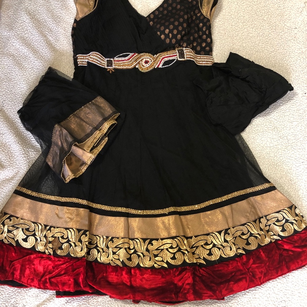 Anarkali dress.